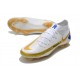 Chaussures Nike Phantom GT Elite DF FG Blanc Or Bleu