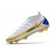 Chaussures Nike Phantom GT Elite DF FG Blanc Or Bleu