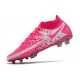 Chaussures Nike Phantom GT Elite DF FG Rose Blanc