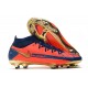 Chaussures Nike Phantom GT Elite DF FG Orange Bleu Or