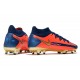 Chaussures Nike Phantom GT Elite DF FG Orange Bleu Or