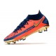 Chaussures Nike Phantom GT Elite DF FG Orange Bleu Or