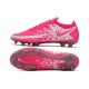 Chaussure Nike Phantom GT Elite FG Rose Blanc