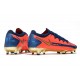 Chaussure Nike Phantom GT Elite FG Orange Or Bleu