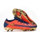 Chaussure Nike Phantom GT Elite FG Orange Or Bleu