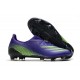 Crampon adidas X Ghosted.1 FG Violet Vert 