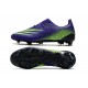 Crampon adidas X Ghosted.1 FG Violet Vert 