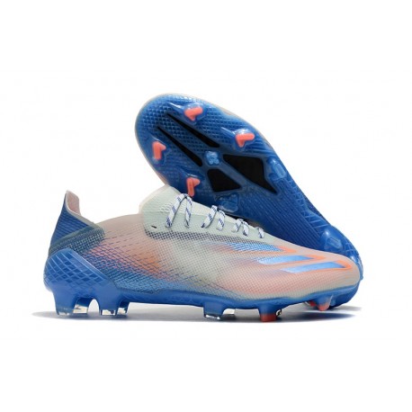 Crampon adidas X Ghosted.1 FG Bleu Orange