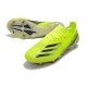 Crampon adidas X Ghosted.1 FG Superlative - Jaune Noir Bleu