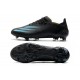 Crampon adidas X Ghosted.1 FG Superstealth - Noir Bleu cyan