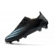 Crampon adidas X Ghosted.1 FG Superstealth - Noir Bleu cyan