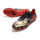 Crampon adidas X Ghosted.1 FG Noir Rouge Or