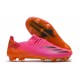 Crampon adidas X Ghosted.1 FG Rose Noir Orange 