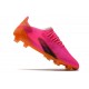 Crampon adidas X Ghosted.1 FG Rose Noir Orange 