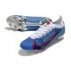 Nike Mercurial Vapor 14 Elite FG Chaussure Bleu Rouge Argent