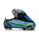 Nike Mercurial Vapor 14 Elite FG Chaussure Bleu Noir Volt