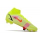 Nike Neuf Mercurial Superfly VIII Elite FG Volt Carmin Noir