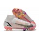 Nike Neuf Mercurial Superfly VIII Elite FG Blanc Noir Carmin Rose