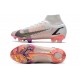 Nike Neuf Mercurial Superfly VIII Elite FG Blanc Noir Carmin Rose