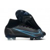 Nike Neuf Mercurial Superfly VIII Elite FG Noir Gris Acier