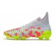Crampons adidas Predator Freak + FG Blanc Rose Volt