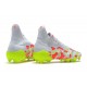 Crampons adidas Predator Freak + FG Blanc Rose Volt