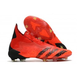 Crampons adidas Predator Freak + FG Rouge Noir Rouge Solaire