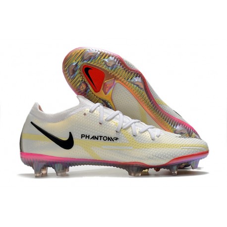 Nike Phantom GT II Elite FG Blanc Noir Carmin Rose