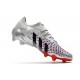 adidas Predator Freak.1 Low FG Argent Métallique Noir Foncé Equipe Bleu