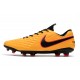 Chaussure de foot Nike Tiempo Legend VIII Elite FG Orange Noir