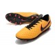 Chaussure de foot Nike Tiempo Legend VIII Elite FG Orange Noir