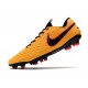 Chaussure de foot Nike Tiempo Legend VIII Elite FG Orange Noir