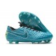 Chaussure de foot Nike Tiempo Legend VIII Elite FG Aquamarine Blanc Vert Citron