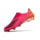 Chaussures de football adidas X Ghosted+ FG Rose Choc Noir Orange