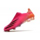 Chaussures de football adidas X Ghosted+ FG Rose Choc Noir Orange