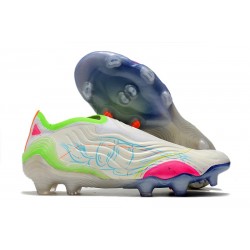 Crampons Foot adidas Copa Sense+ FG Inner Life - Blanc Jaune Rose ÉDITION LIMITÉE