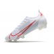 Nike Mercurial Vapor 14 Elite FG Chaussure Blanc Rouge