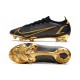 Nike Mercurial Vapor 14 Elite FG Chaussure Noir Or