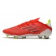 adidas X Speedflow.1 FG Chaussures Rouge Noir Rouge Solaire