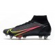 Nike Mercurial Superfly 8 Elite SG-Pro AC Black x Prism - Noir Jaune Rouge