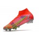 Nike Mercurial Superfly 8 Elite SG-Pro AC Rubis Argent Metallique