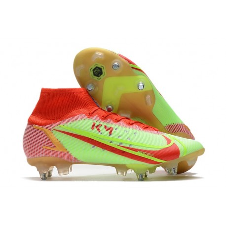 Nike Mercurial Superfly 8 Elite SG-Pro AC Vert Rouge