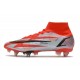 Nike Mercurial Superfly 8 Elite SG-Pro AC Rouge Piment Noir Fantôme Orange Total