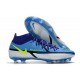 Nike Phantom GT2 Elite DF FG Sapphire Volt Gris Brouillard Bleu