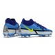 Nike Phantom GT2 Elite DF FG Sapphire Volt Gris Brouillard Bleu