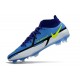 Nike Phantom GT2 Elite DF FG Sapphire Volt Gris Brouillard Bleu