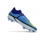 Nike Phantom GT2 Elite DF FG Sapphire Volt Gris Brouillard Bleu