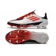 adidas F50 Ghosted Adizero FG Crampons Blanc Rouge Noir