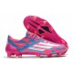 adidas F50 Ghosted Adizero FG Crampons Rose Bleu Blanc