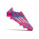 adidas F50 Ghosted Adizero FG Crampons Rose Bleu Blanc